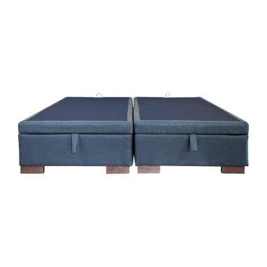BASE CAMA BAUL 2 PLAZAS DIV. LARGO 200 CM CON PATAS 4.5 CM - 1