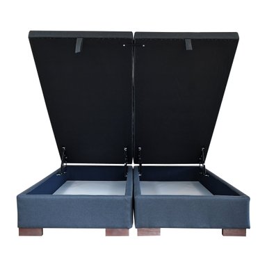 BASE CAMA BAUL 2 PLAZAS DIV. LARGO 200 CM CON PATAS 4.5 CM - 2