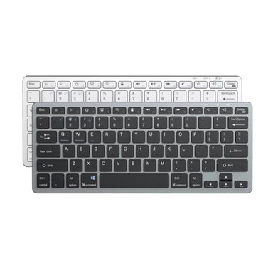 TECLADO IOS / MAC OS / WINDOWS INALÁMBRICO 5.0 BLUETOOTH / GRIS - 2