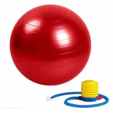 PELOTA BALON 75 CM PILATES YOGA + INFLADOR PELOTA - 1
