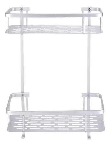 ORGANIZADOR PARA DUCHA ESTANTE REPISA 2 NIVELES MULTIUSO - 1
