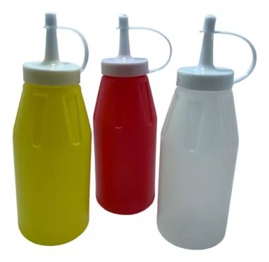 PACK 3 DISPENSADOR DE SALSA SALSEROS 100 ML - 1