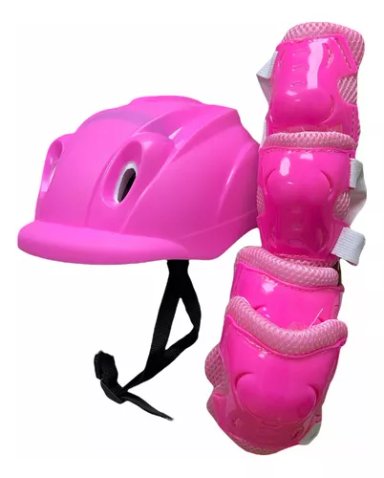 SET DE PROTECCIÓN PARA NIÑOS DE CASCO RODILLERAS Y CODERAS - 1