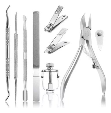 SET DE PEDICURA HERRAMIENTAS PARA UÑAS ENCARNADAS - 1