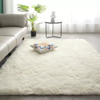 ALFOMBRA PELUDO SUAVE PRIMERA CALIDAD VARIOS 120 X 160 CM - 1