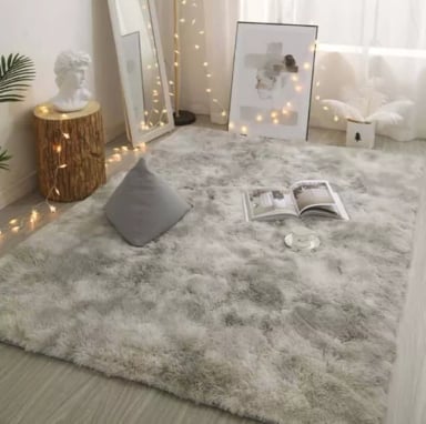 ALFOMBRA PELUDO SUAVE PRIMERA CALIDAD VARIOS 120 X 160 CM - 1