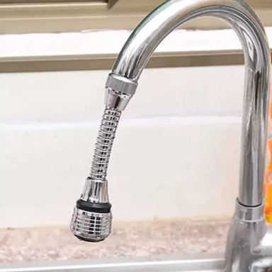 EXTENSIÓN FLEXIBLE LLAVE GRIFO AGUA 360 COCINA BAÑO - 3