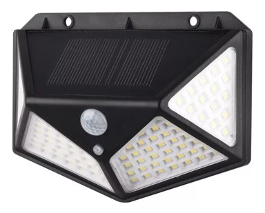 LUZ LED SOLAR PARED PATIO PASILLO SEN MOVIMIENTO RECARGABLE - 1