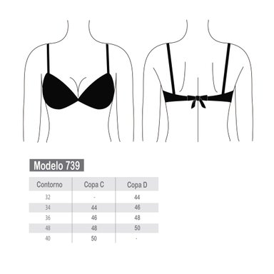 BIKINI MUJER SAMIA SOSTÉN ARRUCHADO COPA C ESTAMPADO NARANJA - 4
