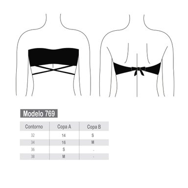 BIKINI MUJER SAMIA BANDEAU STRAPLESS LILA BRILLANTE - 4