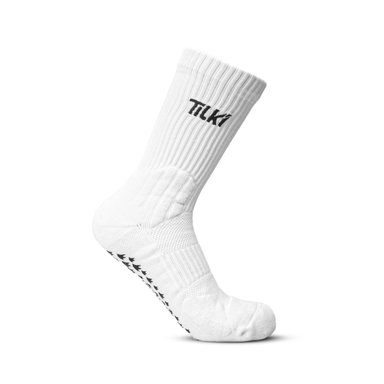 CALCETÍN TILKI ANTIDESLIZANTE LEHINDE BLANCO TENIS PADEL - 1