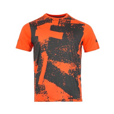 POLERA TILKI PRINT POLY TEMEL NARANJA TENIS PADEL - 1