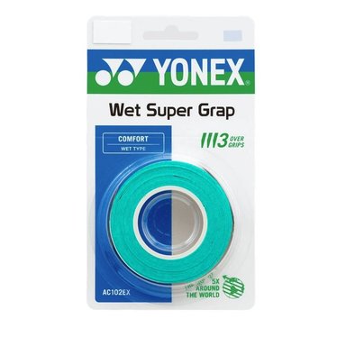 OVERGRIP YONEX SUPER GRAP VERDE AGUA X3 TENIS PADEL - 1
