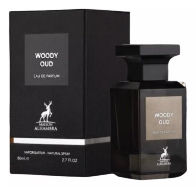 PERFUME MAISON ALHAMBRA WOODY OUD UNISEX EDP 80 ML - 1