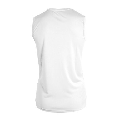 POLERA DEPORTIVA SIN MANGAS HOMBRE COMBI BLANCO JOMA - 2