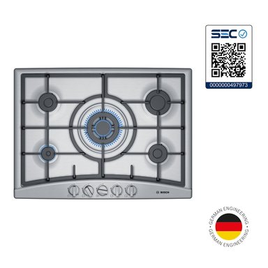 Encimera a Gas 5 quemadores PGQ7G5B90 Acero Inoxidable - 2