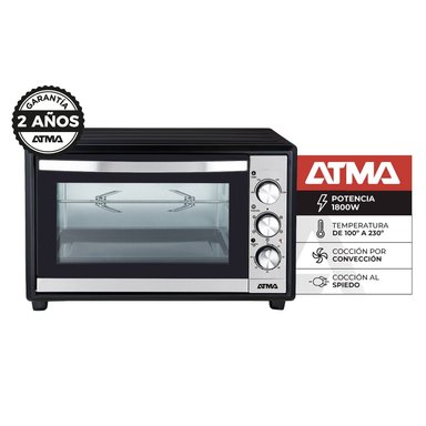 HORNO DE MESA ATMA CON GRILL 45L 1800W CONVECCION Y SPIEDO - 5