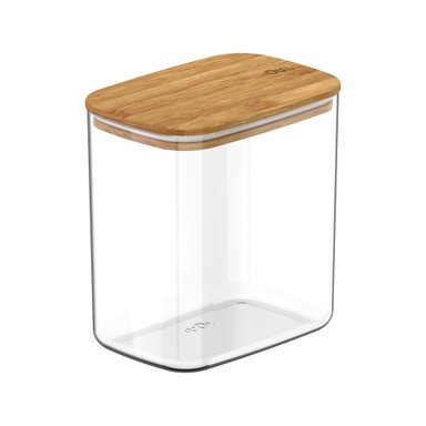 CONTENEDOR HERMÉTICO RECTANGULAR BAMBÚ KEEP 1,5 LT TRANSPARENTE OU - 1
