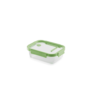 RECIPIENTE HERMÉTICO 100% DE VIDRIO 1520 ML RECTANGULAR - 1