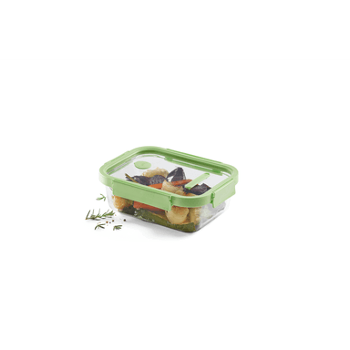 RECIPIENTE HERMÉTICO 100% DE VIDRIO 1520 ML RECTANGULAR - 2