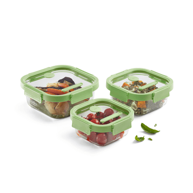 RECIPIENTE HERMÉTICO 100% DE VIDRIO 800 ML CUADRADO - 3