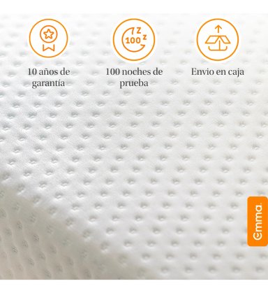 COLCHÓN EMMA HYBRID PREMIUM 2 PLAZAS PLUS 150 X 200 X 24CM - 4
