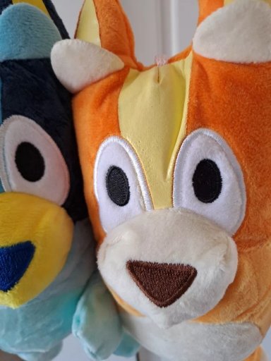 SET DOS PELUCHE SERIE BLUEY 28 CM NUEVOS BLUEY Y BINGO - 4