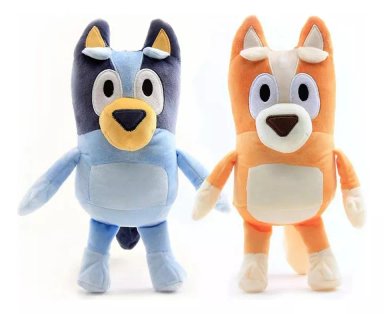 SET PELUCHE BLUEY Y BINGO 28 CM NUEVOS JUGUETES DISNEY - 1