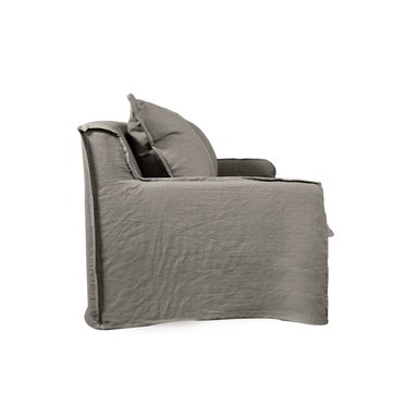 SOFA REHUE CHENILLE GRIS PIEDRA 3C - 3