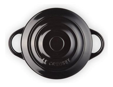 LE CREUSET MINI COCOTTE REDONDA 10 CM NEGRO BRILLANTE - 2