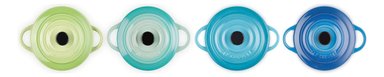 LE CREUSET SET 4 MINI COCOTTE VERDE/AZUL CERAMICA - 2