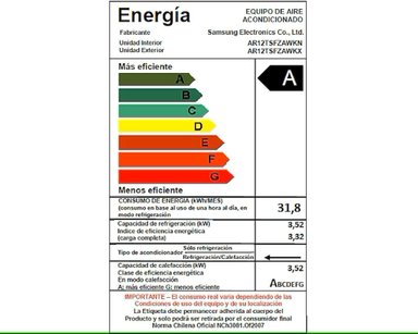 AIRE ACONDICIONADO SAMSUNG SPLIT INVERTER 12,000 BTU AR12TSFZAWK - 3