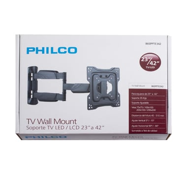 SOPORTE TV PARA 23 A 42 PULG CON 3 ARTICULACIONES MAX 35 KG - 1