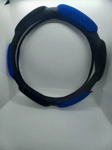FUNDA CUBRE VOLANTE AUTOS STANDARD 38CM ERGONÓMICO CON GOMA - 2