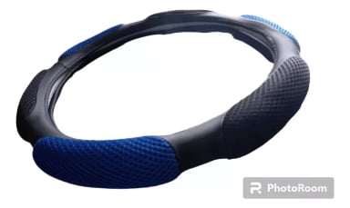 FUNDA CUBRE VOLANTE AUTOS STANDARD 38CM ERGONÓMICO CON GOMA - 4