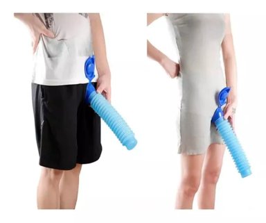 ORINAL PORTÁTIL DE EMERGENCIA PARA ADULTOS ESTIRABLE VIAJE F - 1