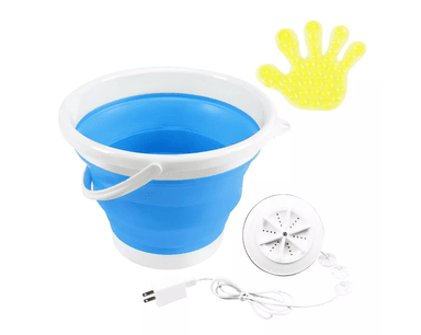 MINI LAVADORA PORTÁTIL DE 10L CON CONTROL REMOTO PLEGABLE - 7