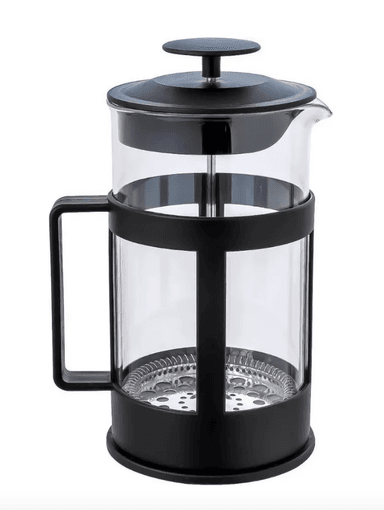 PRENSA FRANCESA CAFETERA MANUAL 600 ML GLASS CAFETIERE COLOR NEGRO - 1
