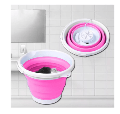 MINI LAVADORA PORTÁTIL LAVADORA PLEGABLE ROPA - 4