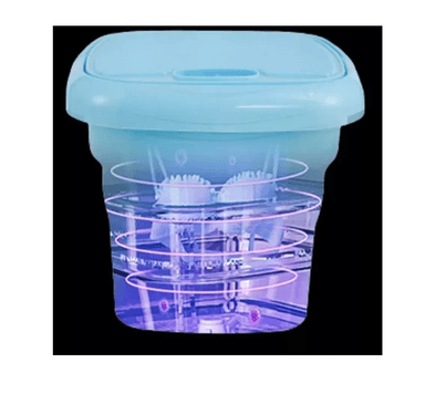 MINI LAVADORA PORTÁTIL LAVADORA PLEGABLE PRACTICA - 5