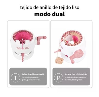 MAQUINA PARA TEJER RIQUI CON TELAR GIRATORIO DE 22 AGUJAS - 7