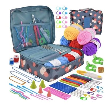 SET RIQUI CON ESTUCHE CROCHET - 1