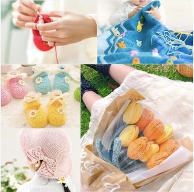 SET RIQUI CON ESTUCHE CROCHET - 5