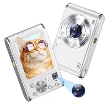 CÁMARA DIGITAL 4K FRONTAL Y TRASERA 2.8 INCH PARA ESTUDIANTE - 1