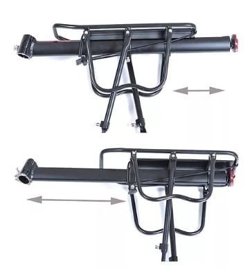PARRILLA DE BICICLETAS ADAPTABLE CON CORREAS ELÁSTICAS - 4
