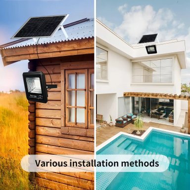 FOCO REFLECTOR SOLAR INTERIOR Y EXTERIOR 300W - 6