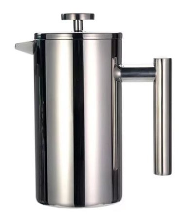 CAFETERA MANUAL PRENSA FRANCESA ACERO CAFE 800ML - 1