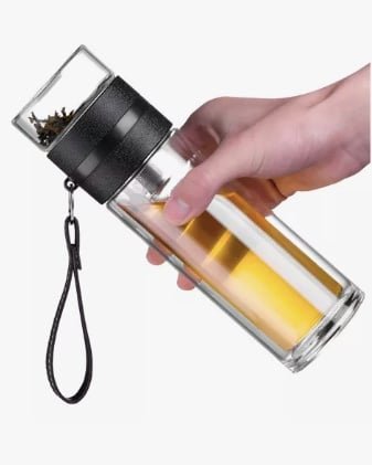 BOTELLA INFUSOR VIDRIO BOROSILICATO - 1