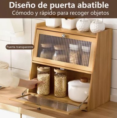 ORGANIZADOR DE MENAJE COCINA BAMBÚ - 5