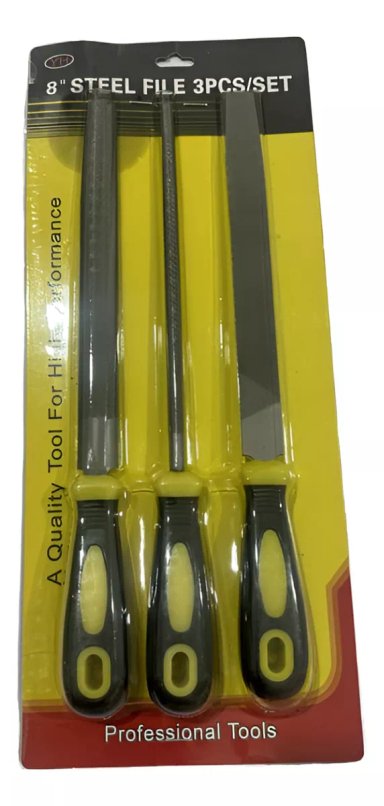 KIT SET JUEGO DE LIMAS DE ACERO - 2